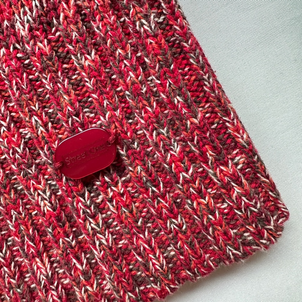 Cozy Red Turtleneck Sweater M L - Picture 5 of 16